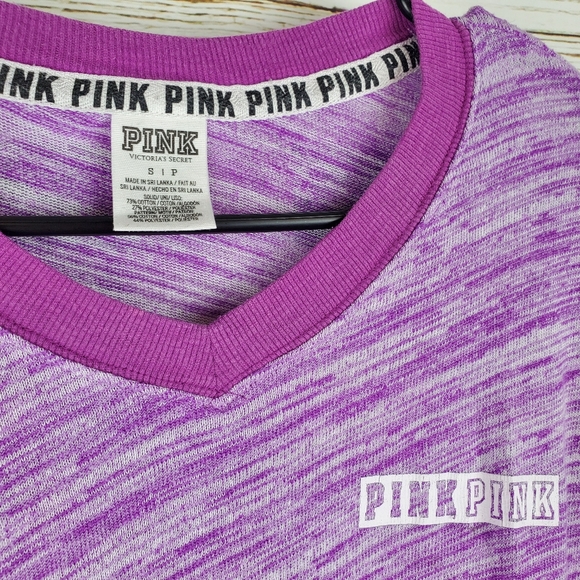 PINK Victoria's Secret Purple Top - Picture 2 of 3